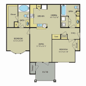 two bedroom apartment for rent