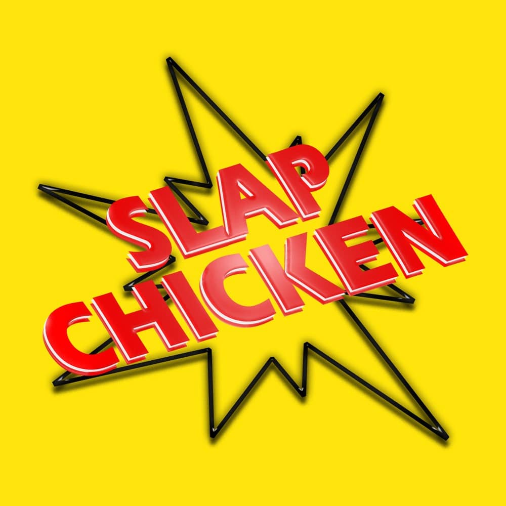 Apartments in San Antonio near Six Flags Fiesta The word slap chicken on a yellow background is perfect for those looking to enhance their brand with SEO keywords: slap chicken.