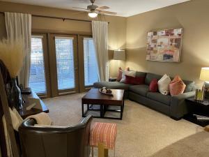 Two Bedroom Apartments in San Antonio, Texas - Model Living Room with Large Windows